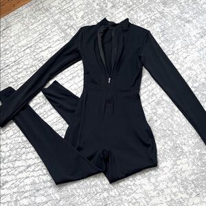 Black Long Sleeve Jumpsuit